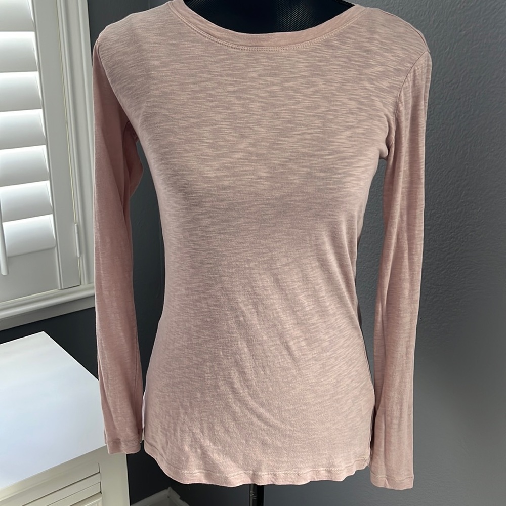 Caslon Scoop Neck Long Sleeve